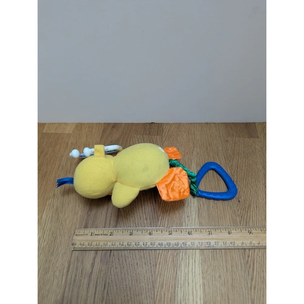 Baby Einstein Busy Bellies Duck rattle teether FLAWS READ no vibrate